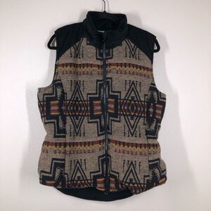 Outback Trading Company Southwest Aztec Insulated Maybelle Vest Western Large